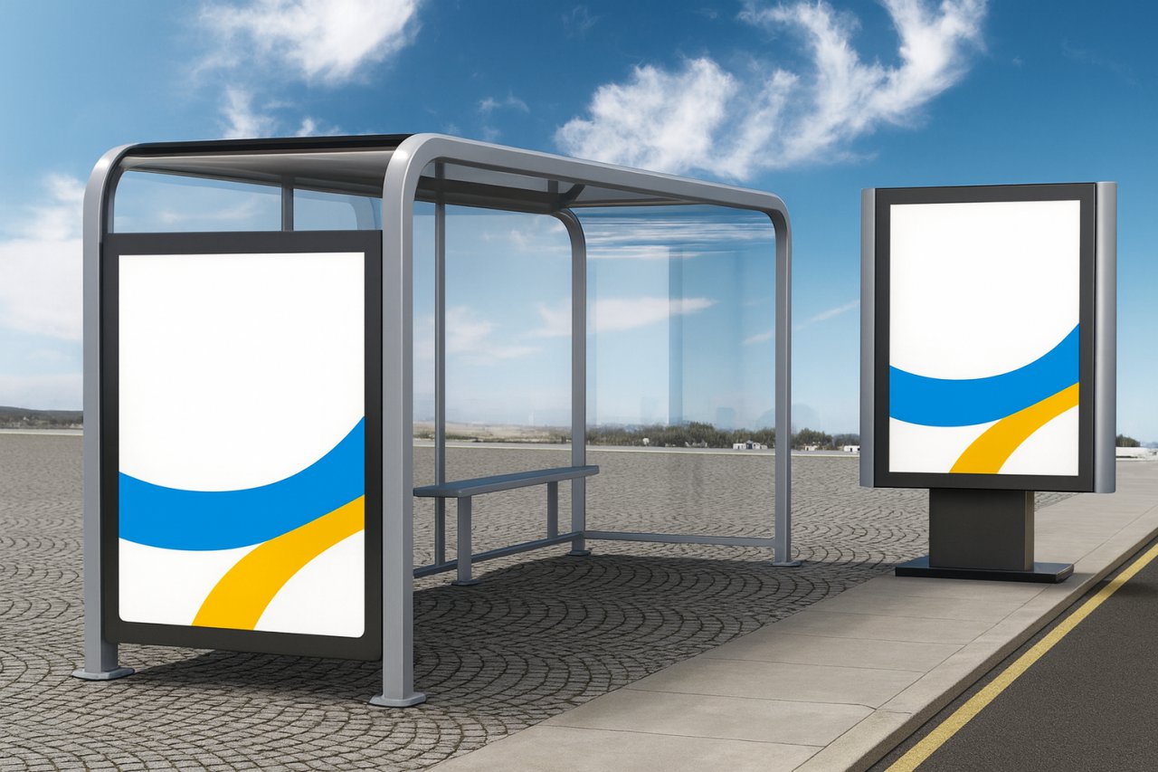 рекламна конструкція з полікарбонату